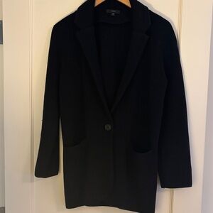 J. Crew Black Single-Button Notch-Lapel Blazer. Size XS.